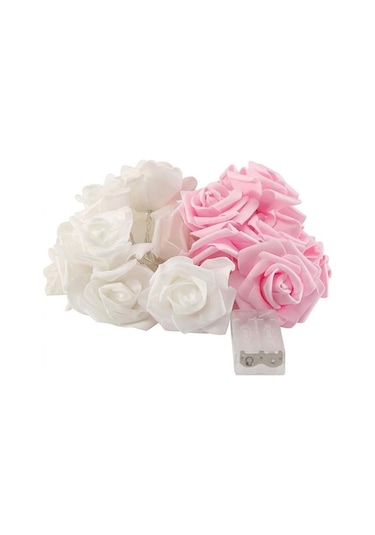 Novahub Pembe&beyaz 5 M 50led Usb/pil Kumandalı Gül Çiçek Led Peri Dize Işıklar Çelenk Noel Ağacı Dek Açık Sokak Lambası Led Işık 56557012 Pembe - Beyaz Pembe - Beyaz