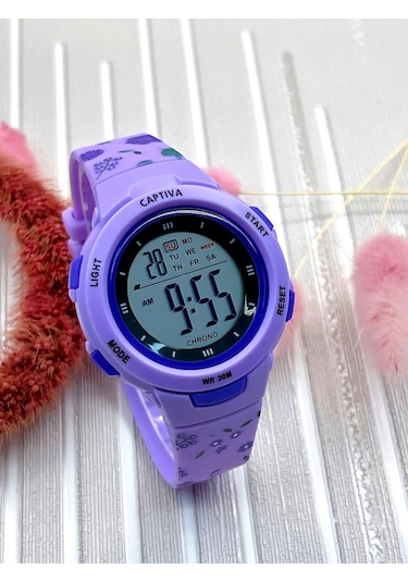 Captiva 30 Mt Suya Dayanıklı Diğital Spor Kasa Alarm-kronometre-ışıklı Çoçuk Kol Saati C.pt01y.99