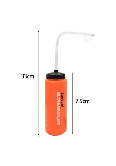 Suntek Futbol Boks Koşusu Için Spor Su Şişesi İçme Sıkma Turuncu