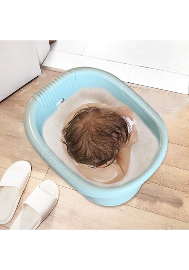 Suntek Bebek Küveti Kaymaz Banyo Koltuğu Bebekler Için Mavi