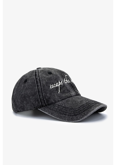 Valmenti Unisex Tekstil Beyzbol Şapka 1139 Ec4007 Spk Y25 Black Denım Antrasit