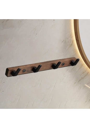 Suntek Askılık Duvara Monte Duvar Kancaları Şapka Askısı 4 Kanca