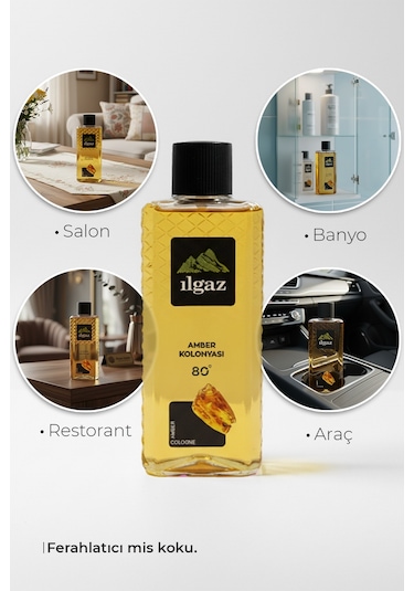Ilgaz Elegance Series 80 Derece Amber Kolonyası 400 ML