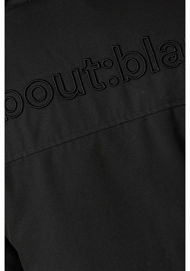 About Blank Big Pocket Twill Jacket Erkek Ceket Siyah