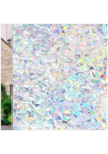 Suntek Gökkuşağı Pencere Gizlilik Film Rulosu 3d Statik 45x200cm