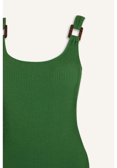 DeFacto Regular Fit Bürümcük Mayo-Fall in Love T8005AZ25SMGN774 Yeşil DeFacto Regular Fit Bürümcük Mayo-Fall in Love T8005AZ25SMGN774 Yeşil