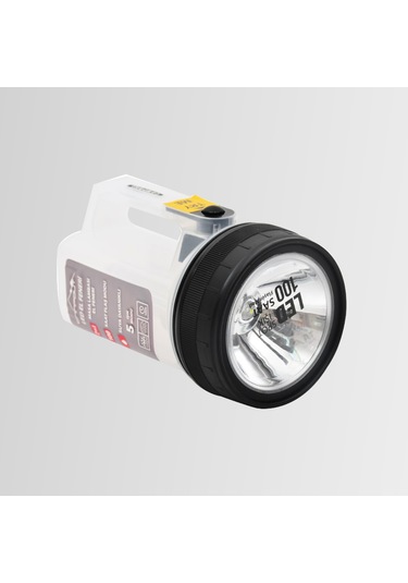 Nurgaz Ng-181 Campout Pilli Led Kamp El Feneri Suya Dayanıklı Siyah