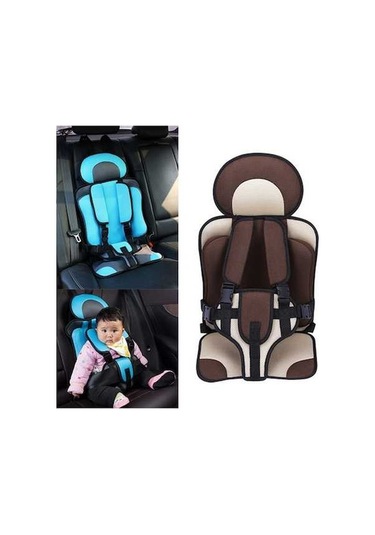 Wondernest Araba Taşınabilir Çocuk Koltuğu, 50x33x21cm Kahve Bej Renk, Pratik