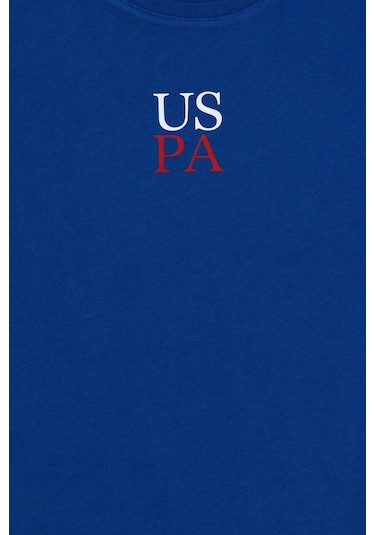 U.s. Polo Assn. Erkek Çocuk Saks Tişört Basic 50306498-vr045 Sax Saks Mavi