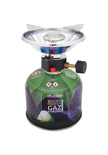 Ck-193-230 Çakmaklı Kamp Ocağı + 230 G Kartuş ( Aygaz Model ) Çok Renkli