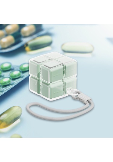 Suntek Seyahat Için Çok Yönlü İlaç Kutusu, Çanta Ve Sırt Yeşil