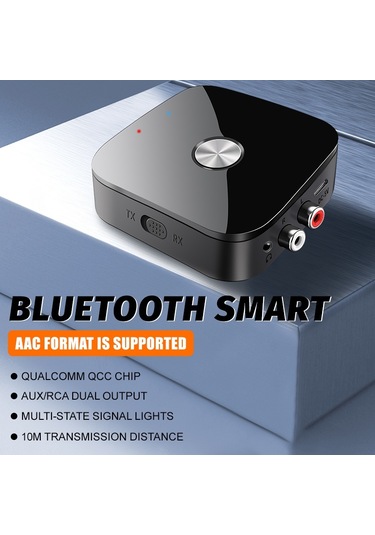Cbtx T69 2'si 1 Arada Bluetooth 5.3 Aptx Uyarlanabilir Alıcı Verici Kablosuz Ses Adaptörü