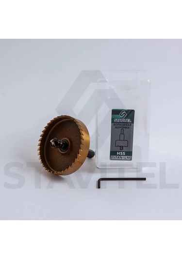 Stavitel Metal İçin Matkap Ucu Ve Merkezleme Ucu İle 70mm Hss Korochka 195480460