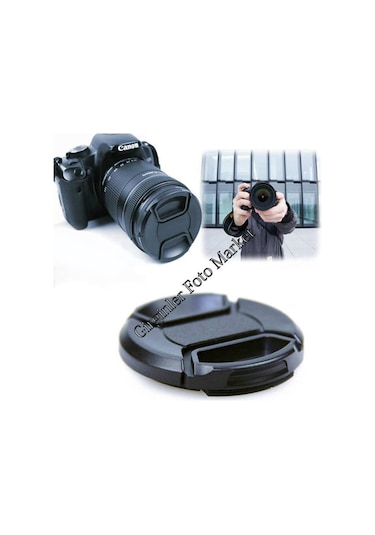 40.5 MM İpli Snap On Lens Objektif Ön Kapağı
