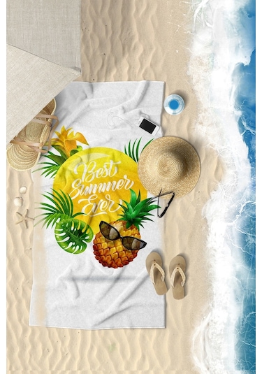 Best Summer Dijital Baskılı 70X150 CM Plaj Havlusu