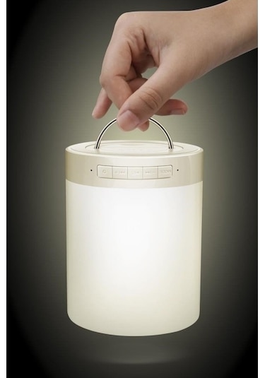 Platoon CL-671 Rengarenk Dokunmatik Gece Lambası Özellikli Bluetooth Hoparlör