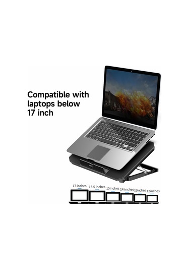 Reedark Mc Q100 Taşınabilir Bilgisayar Soğutucu - 4 Kademeli Ayarlanabilir, 17 İnç Altı Laptoplar İçin