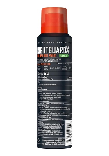 Right Guard Xtreme Defense Fresh Blast Antiperspirant Sprey Deodorant 107gr