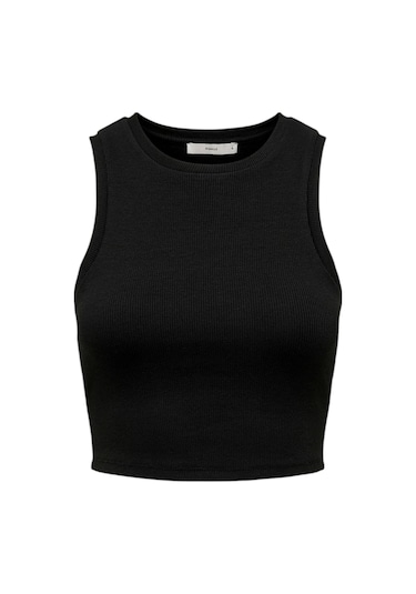 Only Kadın Crop 15282771 Siyah