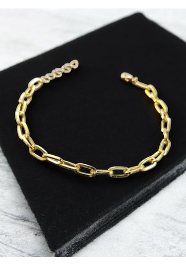 Halka Model St002 Bayan Bileklik Gold