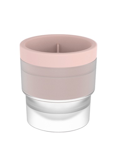 Konesam Gıda Grubu Silikon Buzluk Kalıbı - Ev Ofis Restoran Uygun, Sızdırmaz, Kolay Kullanım, Pembe Renk, Deri Kutu Paketi Çok Renkli