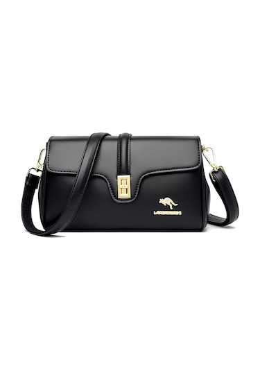 Moda Kadın Çantaları Dokulu Bayan Haberci Çantaları Hafif Kadın Çantaları Yaz Yeni Retro Kız Çantalarısiyah Diğer