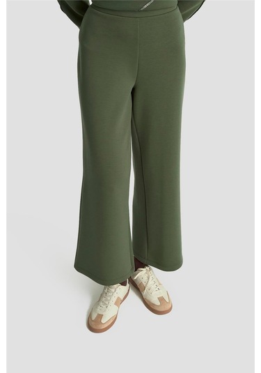 Armine İşlemeli Örme Takım 25kd1507 Haki Haki