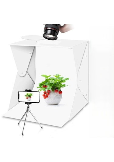 Hpytech Katlanabilir Fotoğraf Kutusu,ışıklı Ürün Çekim Çadırı