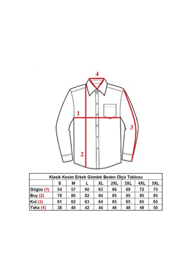 Saks Mavi Büyük Beden Rahat Kesim Cepli Uzun Kol Regular Fit Erkek Gömlek - 150-28 001