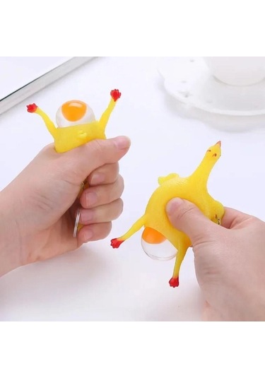 Ollevra Yumurtlayan Eğlenceli Tavuk Anahtarlık