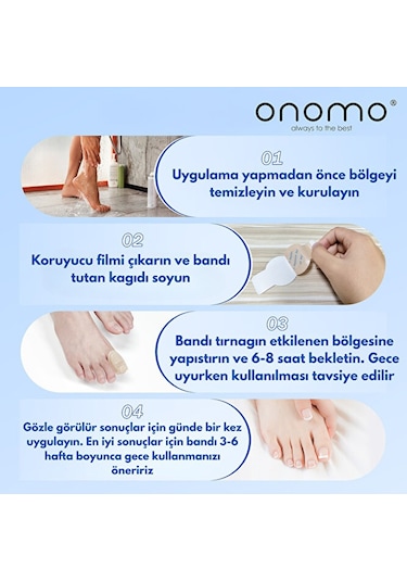 Health Tırnak Mantari Bandı, Hidrojel Tırnak Bakımı 5 Adet