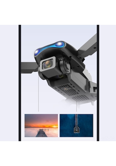 Wezone E99pro Mini Drone - 20 Dakika Uçuş, 150m Menzil, Çocuklar İçin Kablosuz Rc Oyuncak Gri