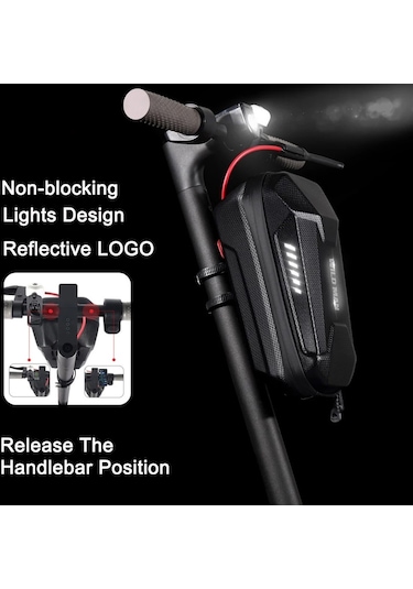 Wild Man Es8x Elektrikli Scooter Ön Gidon Asma Çantası 4l 001