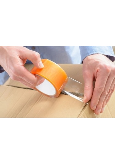 Nuga Tekli Şeffaf Koli Bandı 45 Mm * 100 Metre Akrilik (1 Adet)