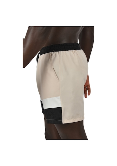 Deepsea Erkek Bej Micro Kumaş Fileli Deniz Şortu 003 Deepsea Erkek Bej Micro Kumaş Fileli Deniz Şortu 003