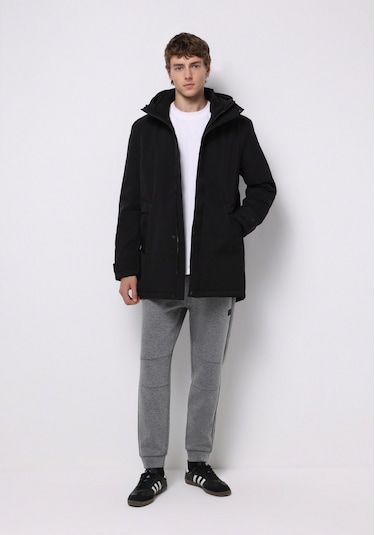 Colins Regular Fit Erkek Siyah Kaban Cl1076722 Q1.v1 Blk Siyah