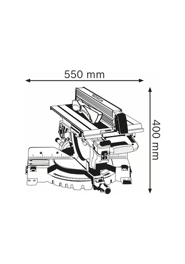 Bosch Professional GTM 12 JL Gönye Kesme Makinesi - 0601B15001