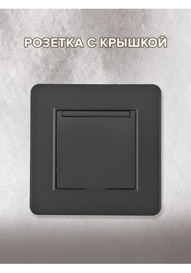 Arte Milano Topraklamalı Ve Kapaklı Gömme Priz 343354746 Set16-1-41-1 Black