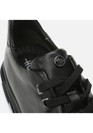 Hotiç Hakiki Deri Siyah Erkek Günlük Ayakkabı 02ayh296460a100 Siyah-black Siyah