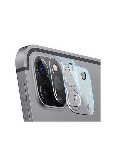 Apple Uyumlu iPad  Pro 11 / 12.9 2020 2021 Cam Kamera Lens Koruyucu