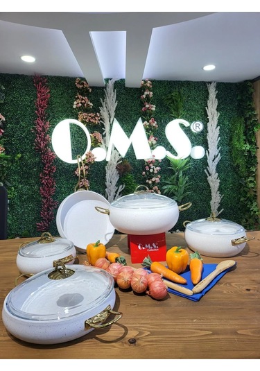 Kure - 3024 - 9 Parça - Bio Granit - Pfoa Ve Ptfe Free - Tencere, Tava, Çeyiz Seti Beyaz