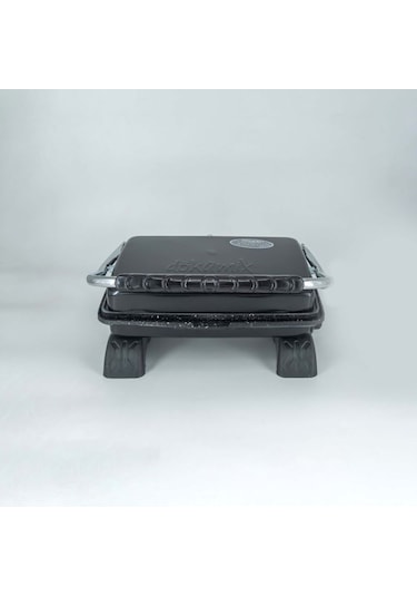 Dökümix Demir Döküm Granit Siyah 1800 Watt 4-6 Dilim Ev-sanayi-büfe Tipi Tost Makinası Ve Izgara