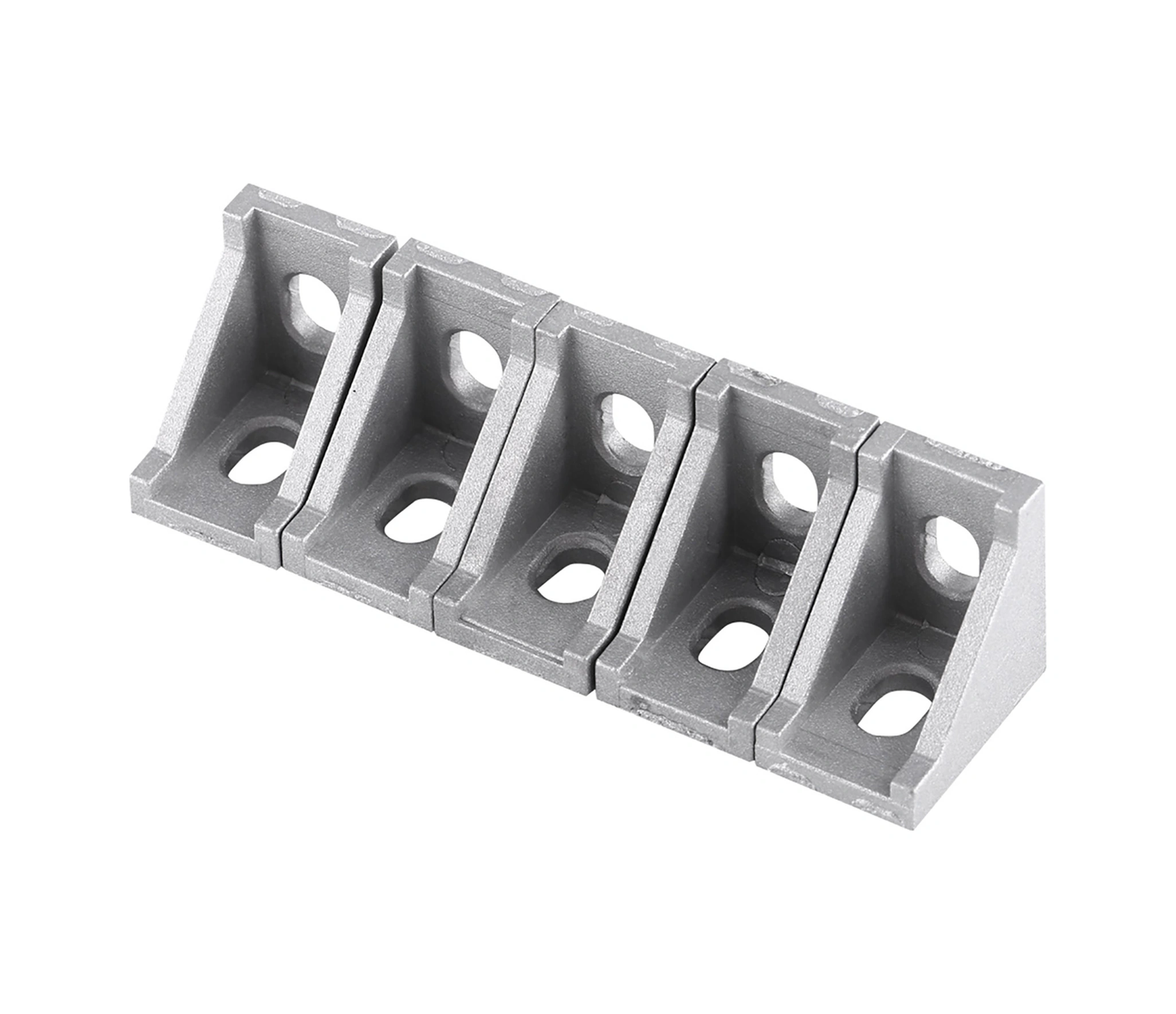 Tenfowee Alüminyum Köşe Aparatı 28x28x20mm, 10 Adet, Dayanıklı, Kapı-pencere-mobilya Birleşimlerini Güçlendirir, Oval Montaj Delikleri Diğer