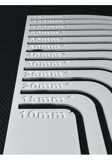 Çizim Köşe Yuvarlama Cetveli Punch,kırkyama,mefruşat Yuvarlak Köş Beyaz