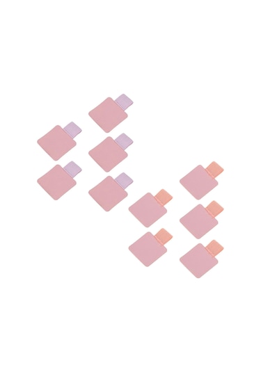 Ganzhoushop 5 Parça Kendinden Yapışkanlı Deri Kalemlik Elastik Bantlı Ayarlanabilir Kalem Döngüsü Tutucu Kaybolmayan Kalem Kırtasiye Malzemeleri Kırmızımor