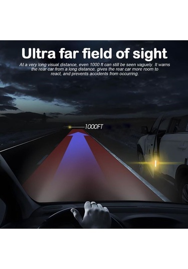 Araç Kapı Reflektör Çıkartmalar Gece Reflektörlü Uyarı Çıkartmaları Petekli Fosfor Sarı Reflektör