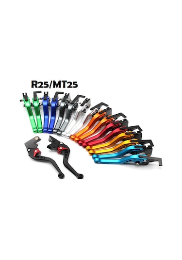 Yamaha R25 /Mt25 Kısa Spor Cnc Manet Seti Nikel