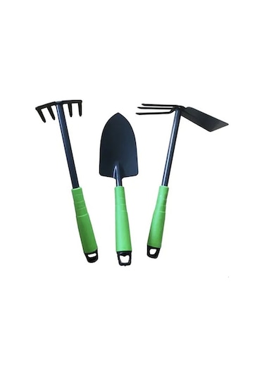 Kupa 3'lü Bahçe Seti Tırmık - Kürek - Çapa