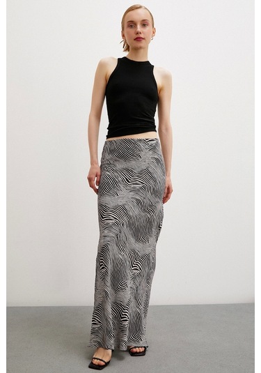 Never More Maxi Boy Verev Etek Krem