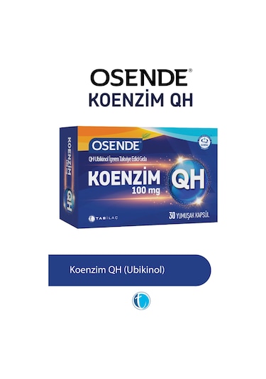 Osende Koenzim Qh 100 Mg 30 Kapsül Aromasız